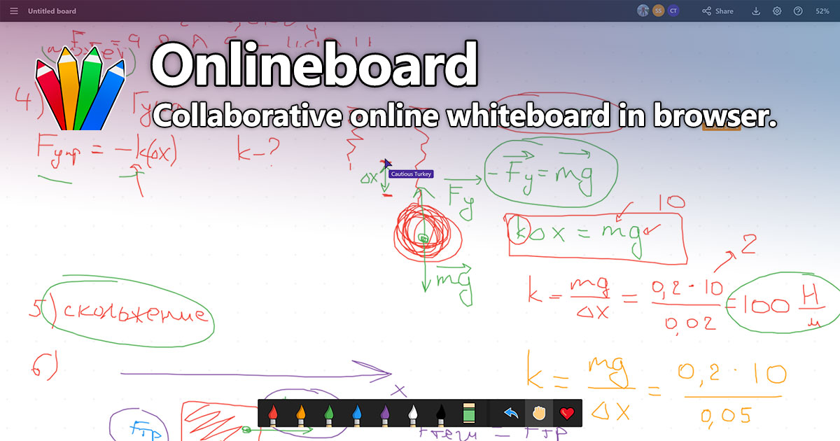 Browserboard - Online Whiteboard